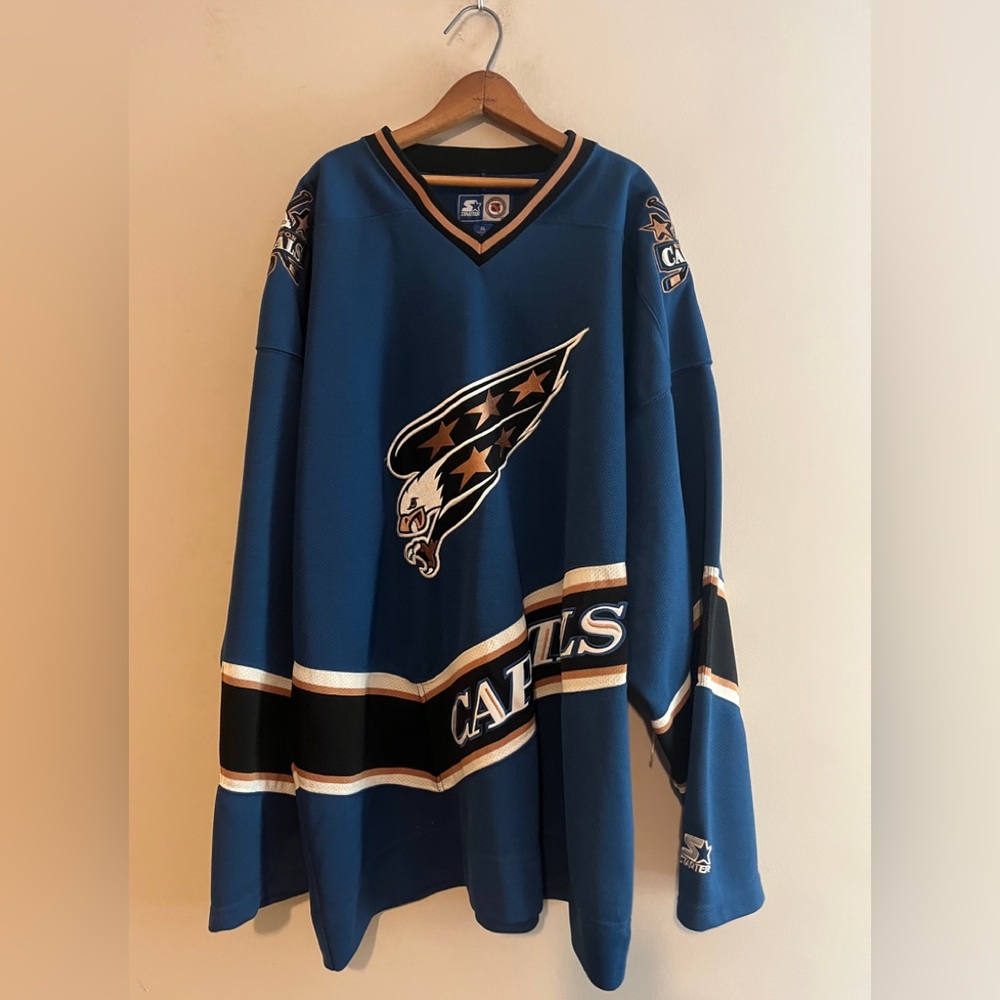 vintage 90s Washington Capitals hockey jersey 🔥